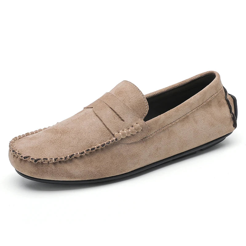 Handmade Men's Slip-On Walking Loafers