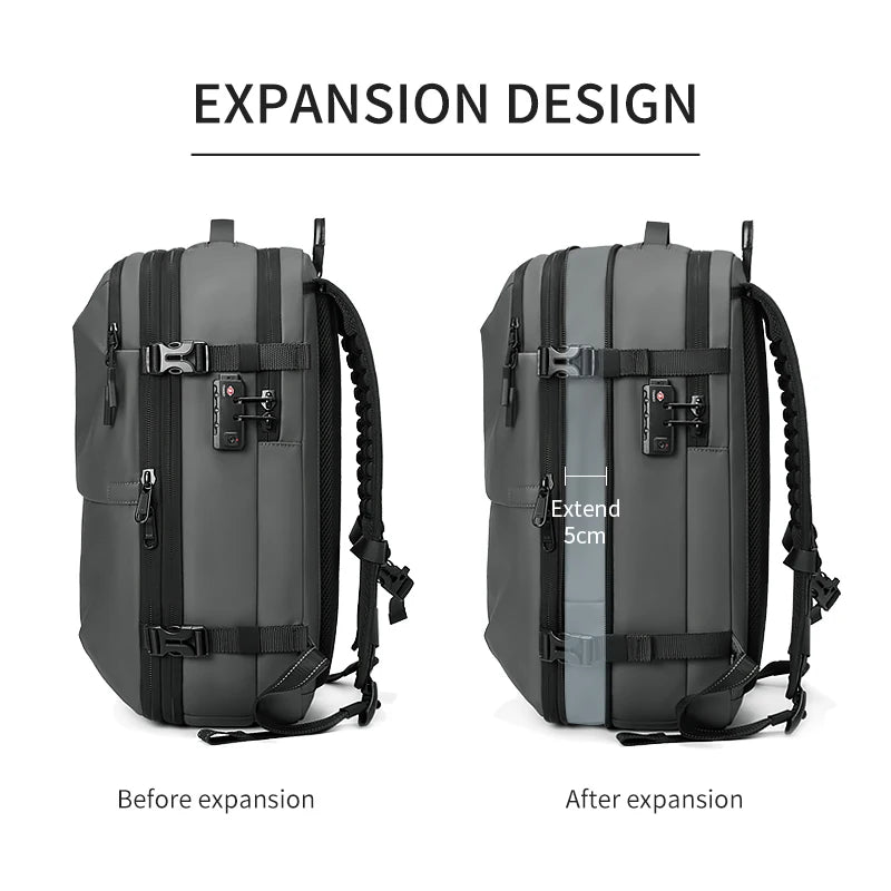 AlphaClothing® Travel Backpack - Alpha Clothing