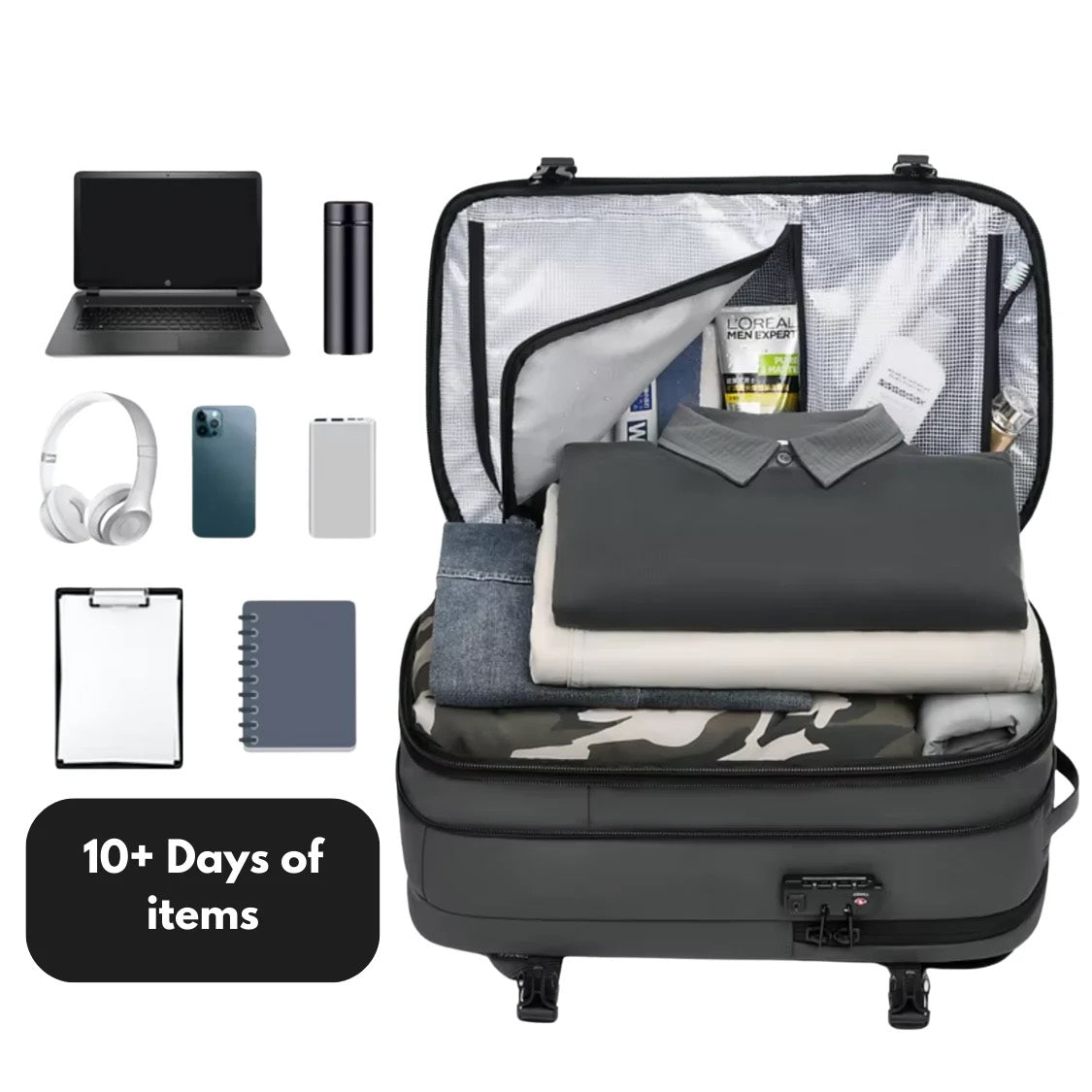AlphaClothing® Travel Backpack - Alpha Clothing