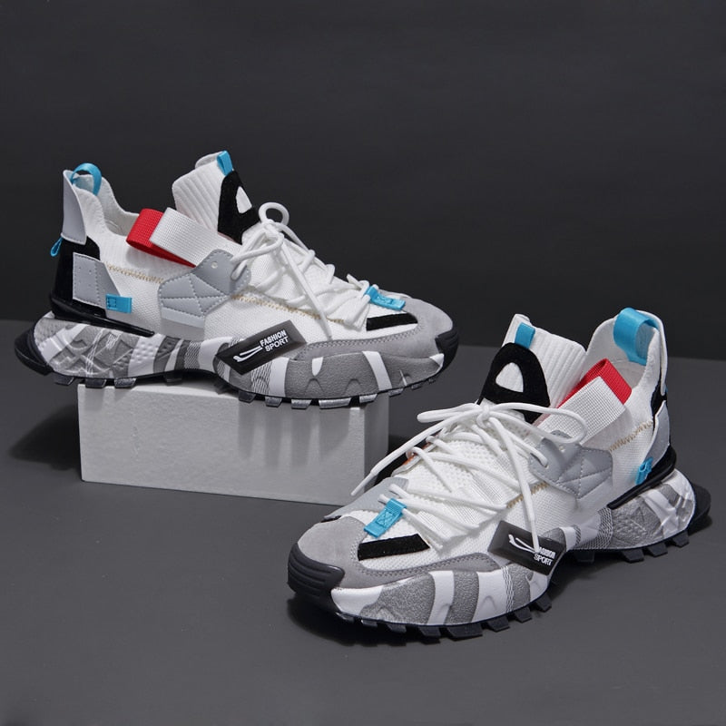 ADBOOV® Genuine Leather Men Sneakers - Alpha Clothing