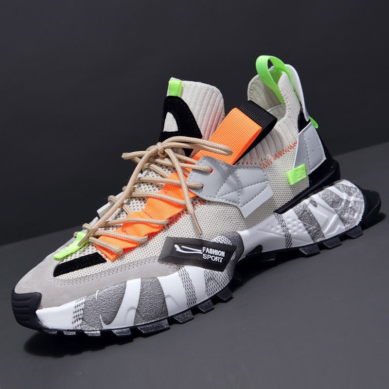 ADBOOV® Genuine Leather Men Sneakers - Alpha Clothing