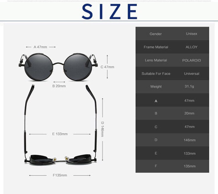 Jacob Vintage Sunglasses - Alpha Clothing