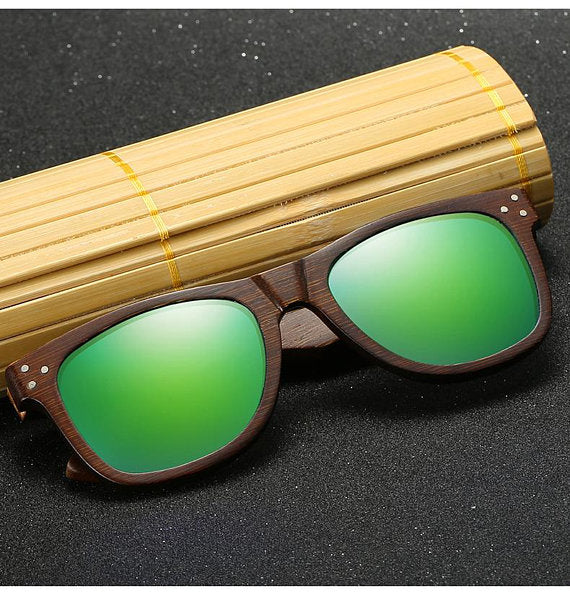 Real Wood Sunglasses - Alpha Clothing