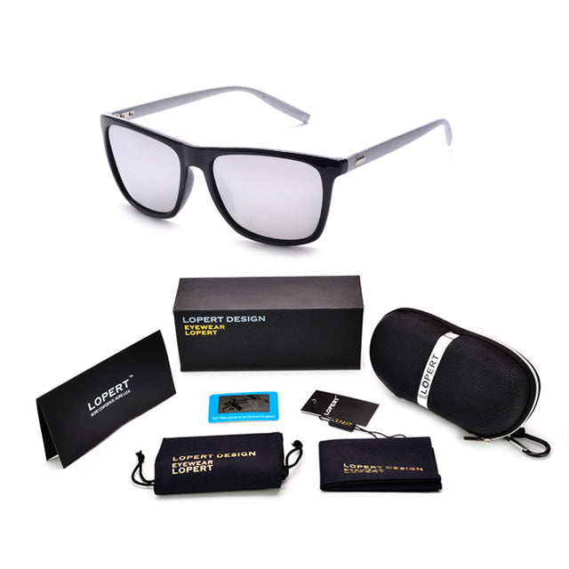 Square Polarized Sunglasses - Alpha Clothing