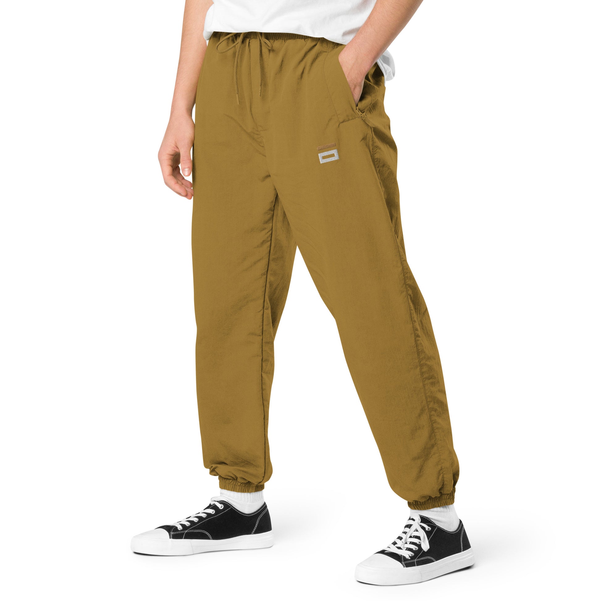 Recycled tracksuit trousers Brown - Alpha Clothing