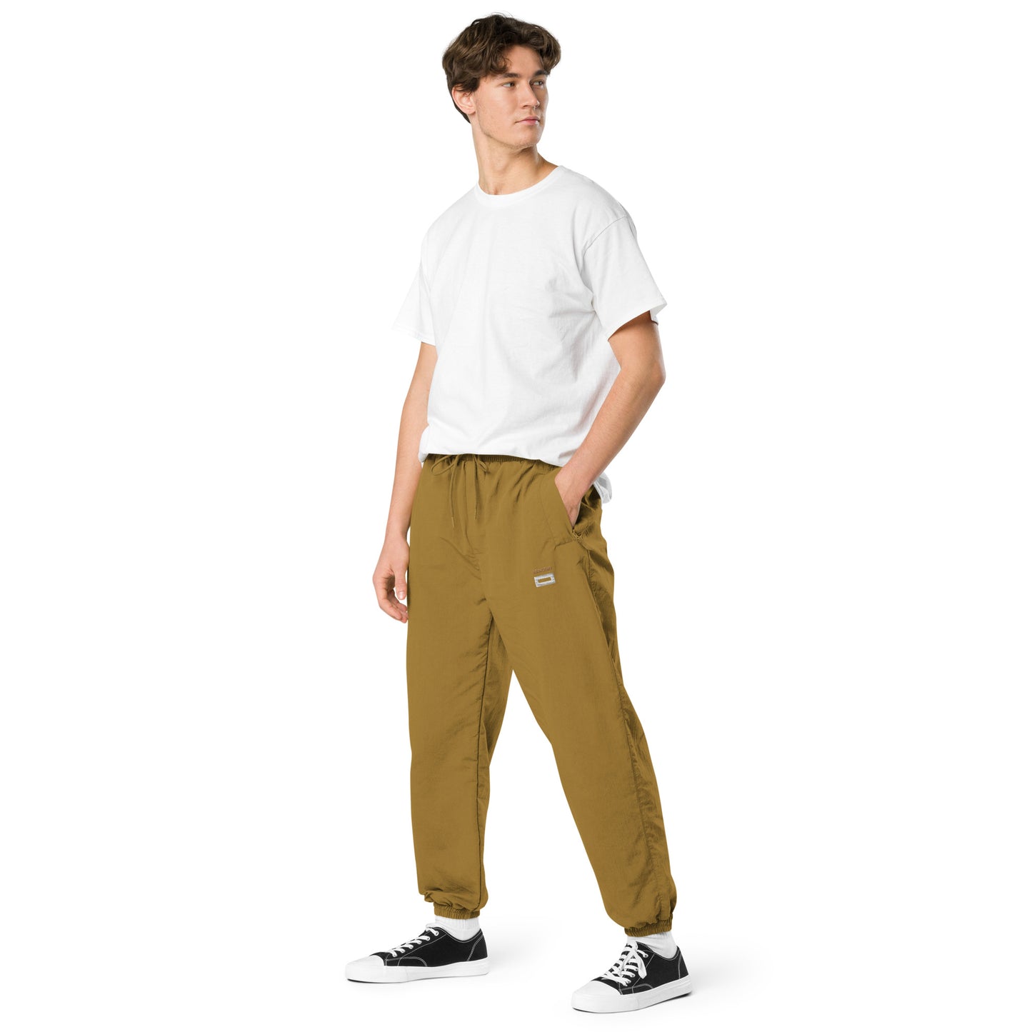 Recycled tracksuit trousers Brown - Alpha Clothing