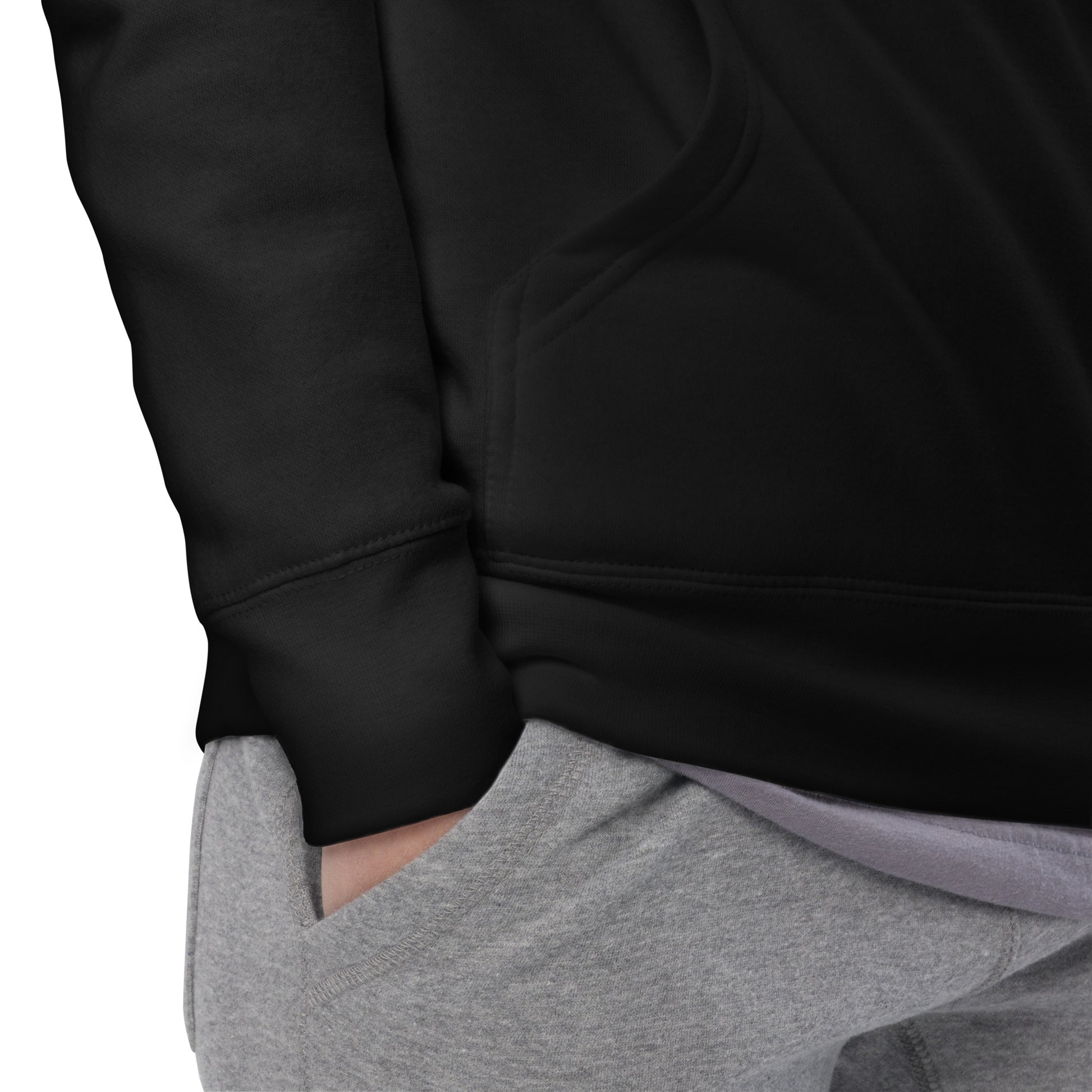 Unisex Hoodie Black - Alpha Clothing