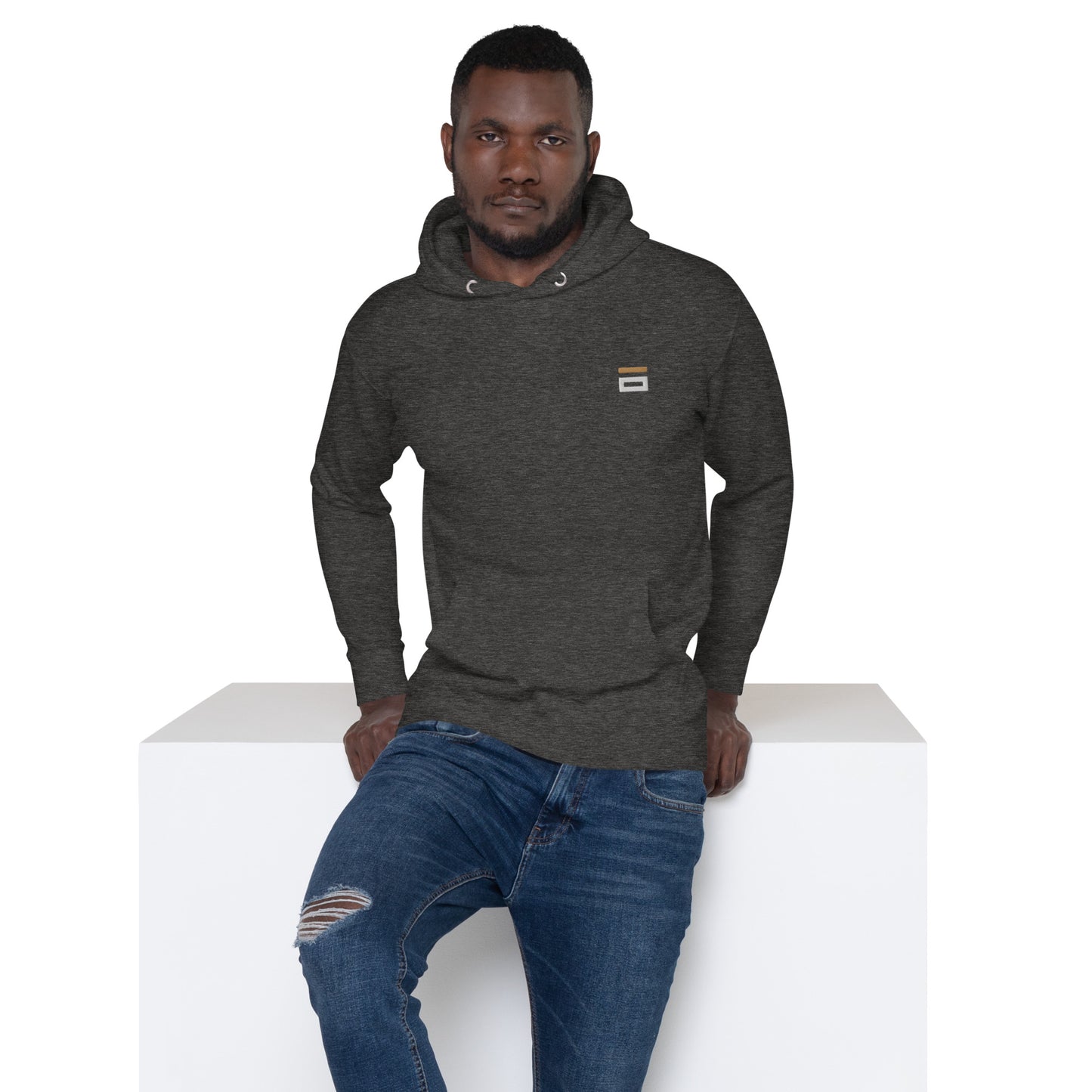 Unisex Hoodie Charcoal Heather - Alpha Clothing