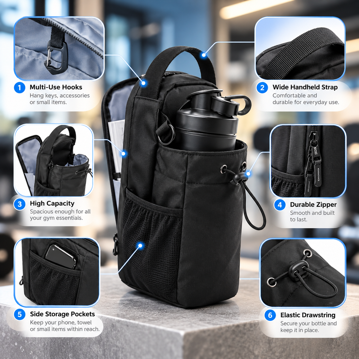 ALPHA™ Magnetic Gym Bag