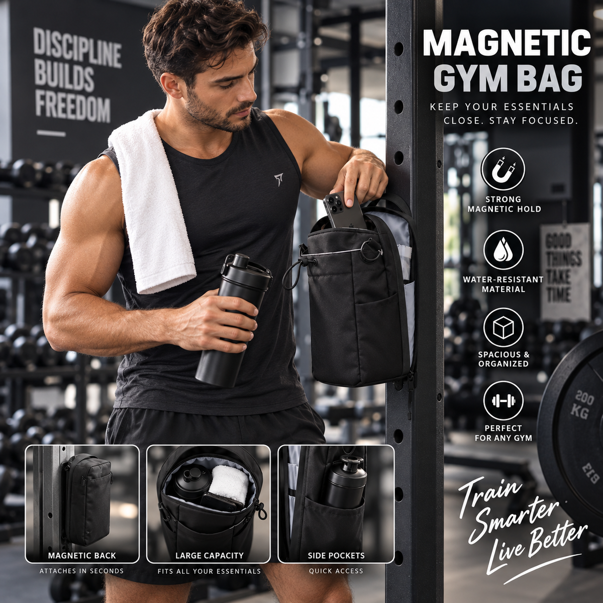 ALPHA™ Magnetic Gym Bag