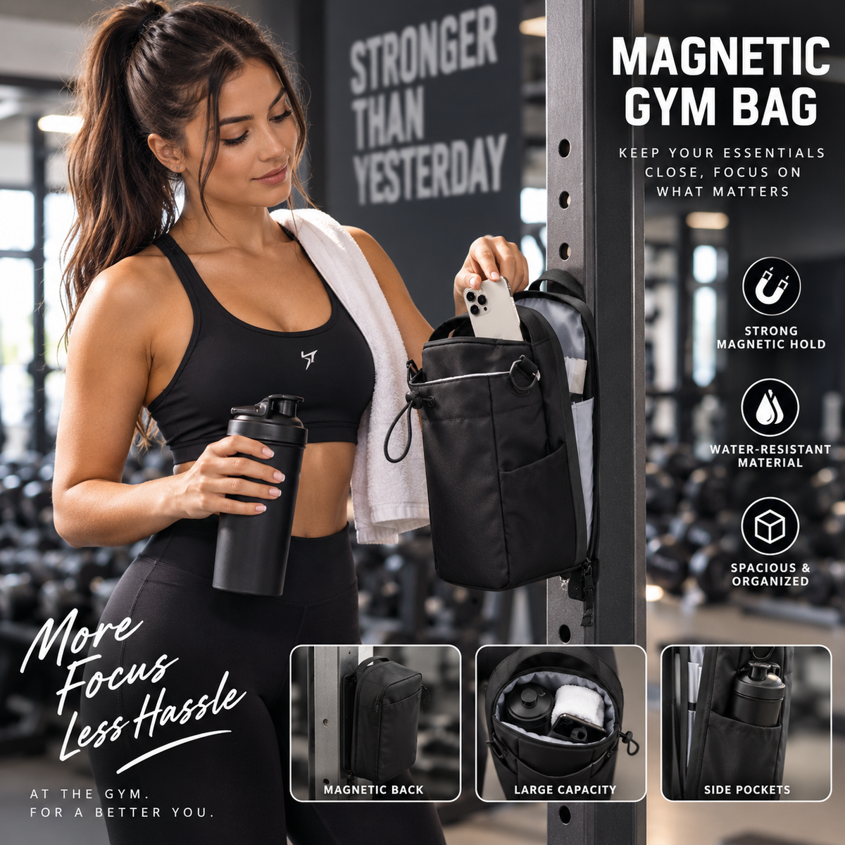 ALPHA™ Magnetic Gym Bag