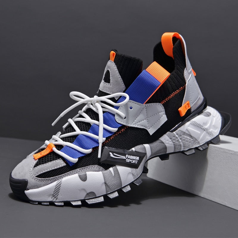 ADBOOV®  Genuine Leather Men Sneakers - Alpha Clothing