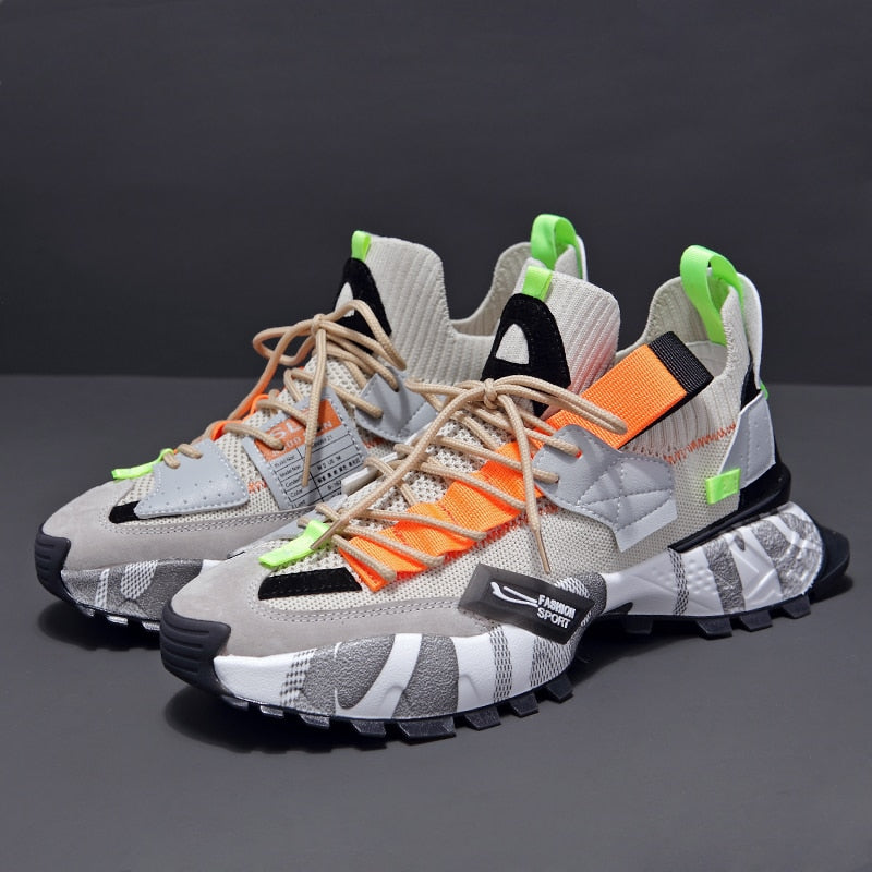 ADBOOV®  Genuine Leather Men Sneakers - Alpha Clothing