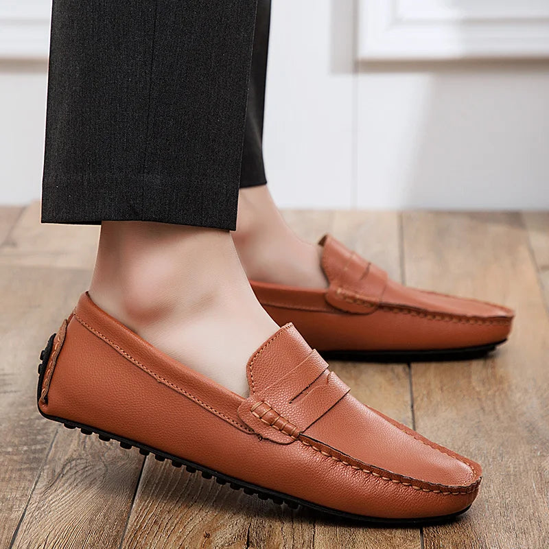 Men's Suede Classic Flat Moccasins