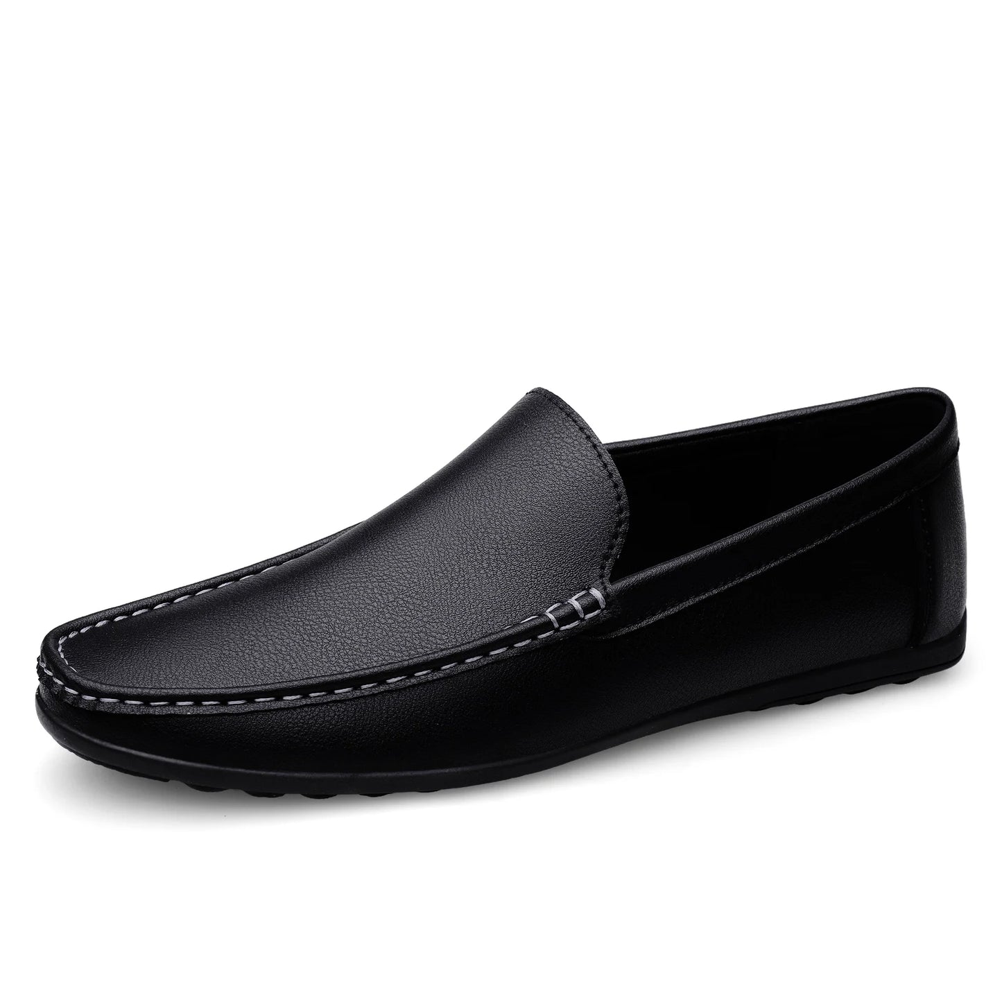 Men's Breathable Leather Driving Loafers
