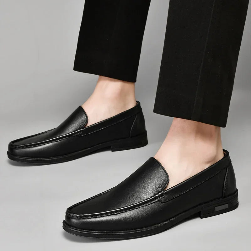 Men's Soft Split Leather Moccasins
