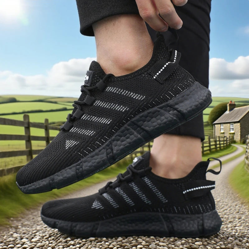 Men's Breathable Mesh Tennis Trainers