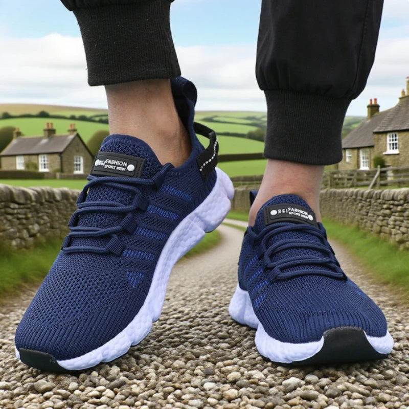 Men's Breathable Mesh Tennis Trainers
