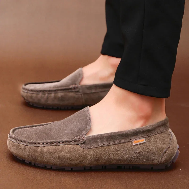 Handmade Suede Ultra-Light Driving Shoes