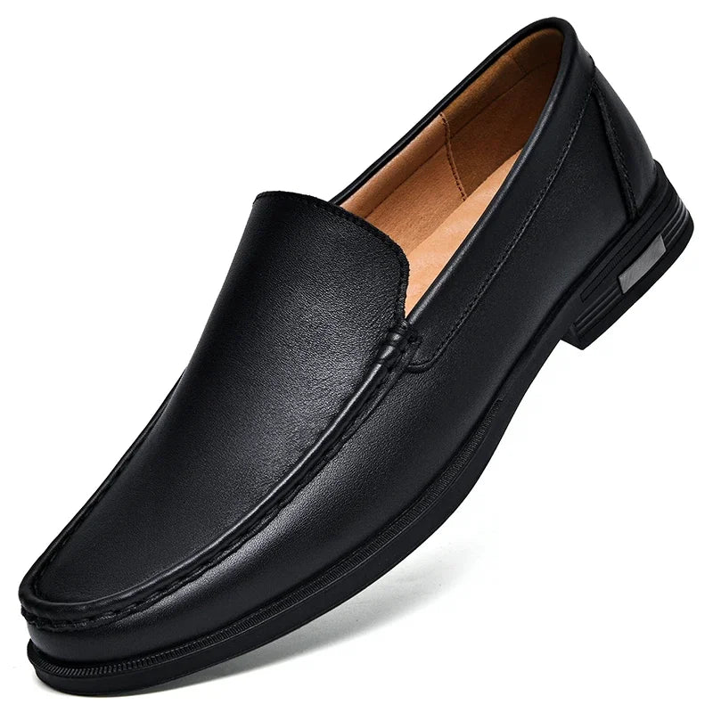 Men's Soft Split Leather Moccasins
