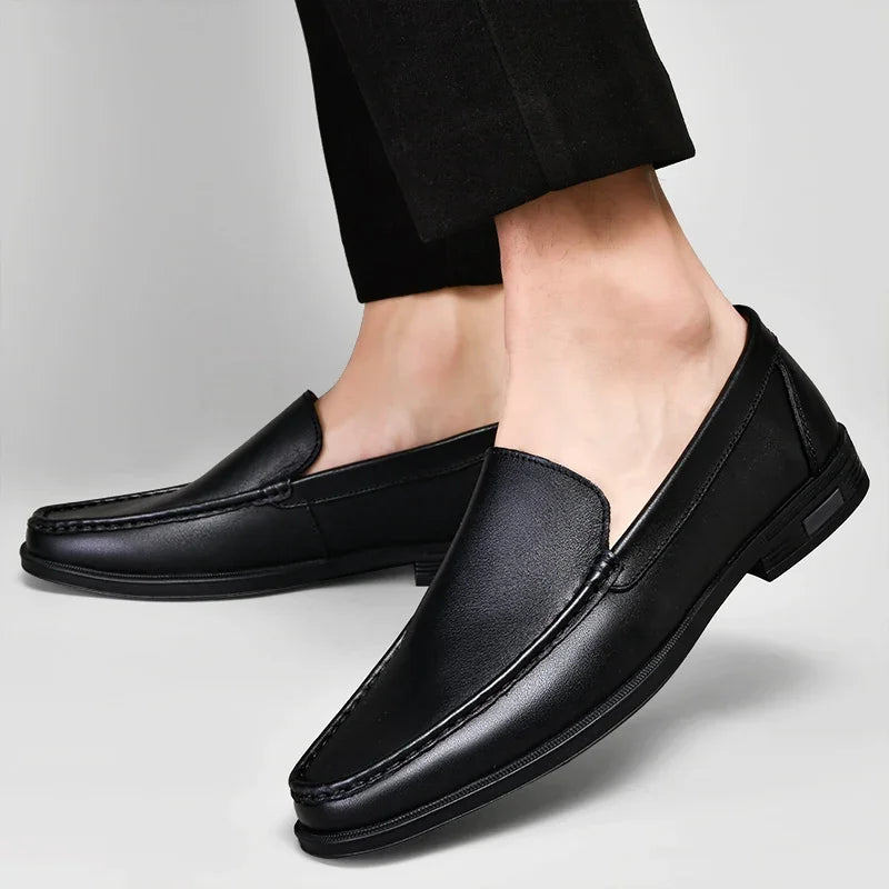 Men's Soft Split Leather Moccasins