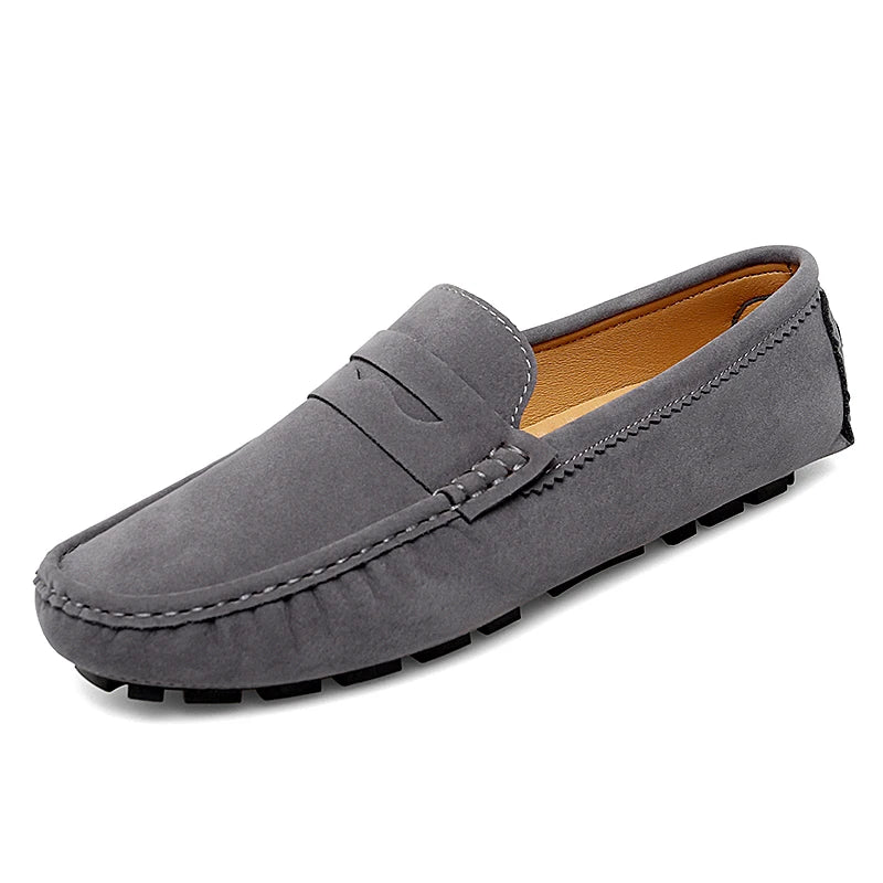 Men's Suede Slip-On Flat Loafers