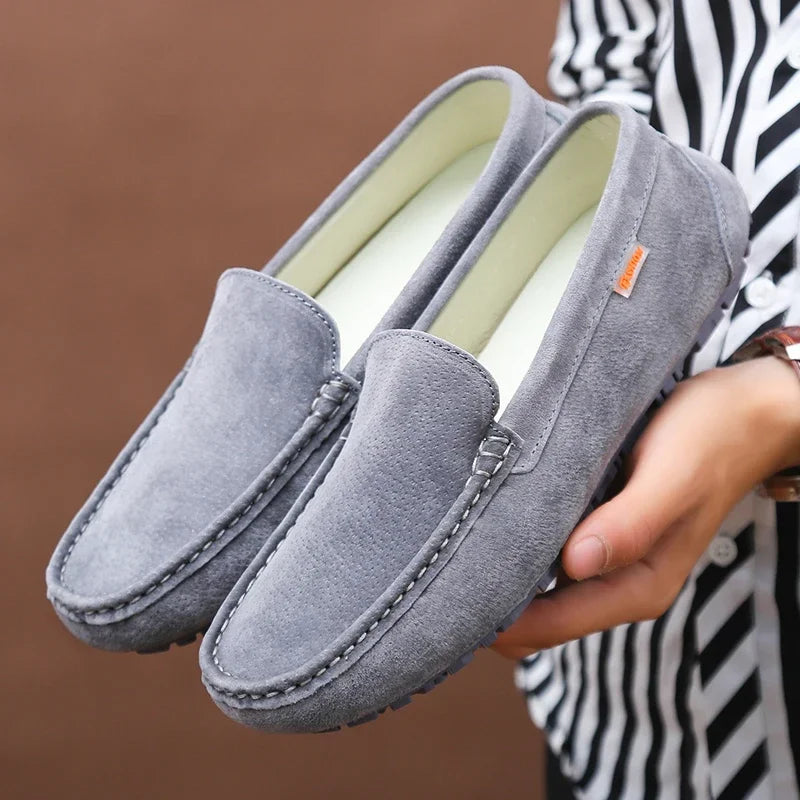 Handmade Suede Ultra-Light Driving Shoes