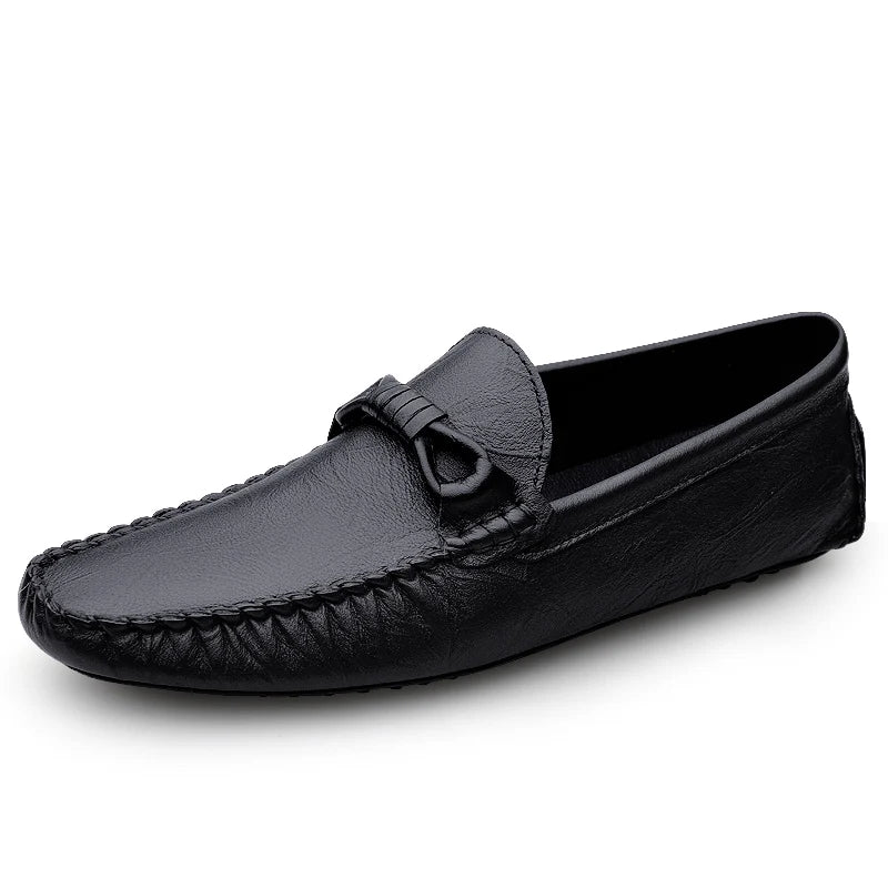 Men's Lightweight White Driving Loafers