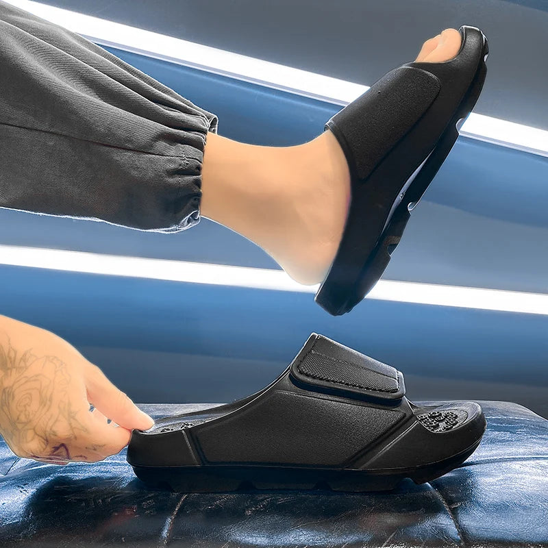 Men's Massage Slide Slippers Soft Sole