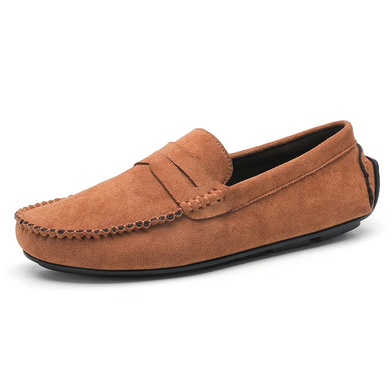 Handmade Men's Slip-On Walking Loafers
