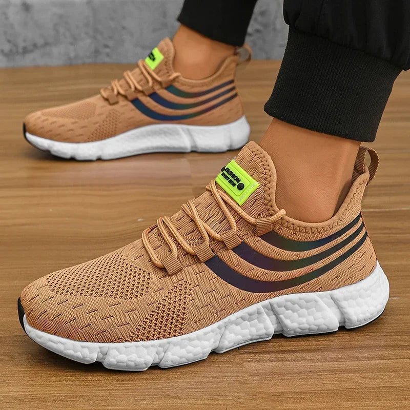 Men's Breathable Platform Walking Sneakers