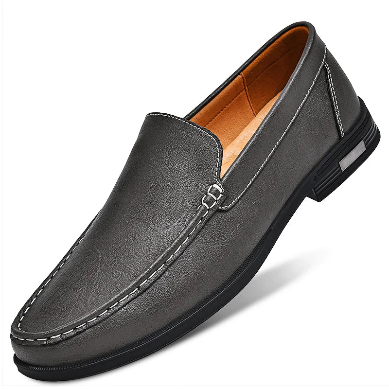 Men's Soft Split Leather Moccasins