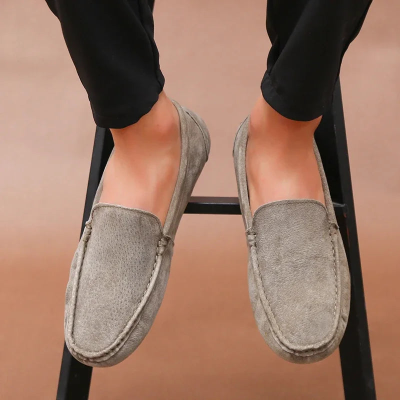 Handmade Suede Ultra-Light Driving Shoes