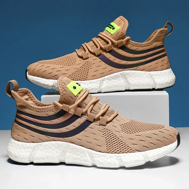 Men's Breathable Platform Walking Sneakers