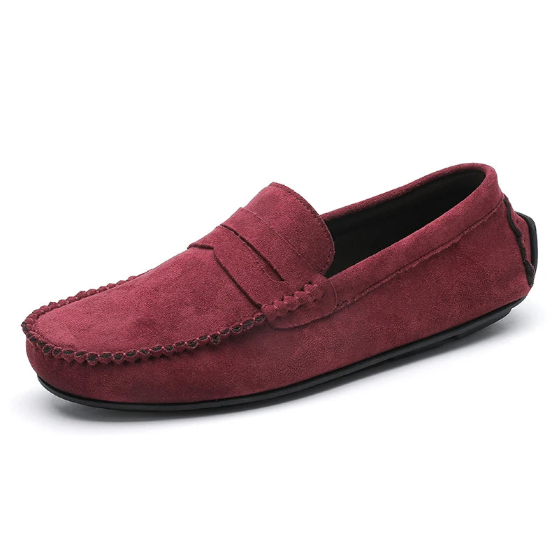 Handmade Men's Slip-On Walking Loafers