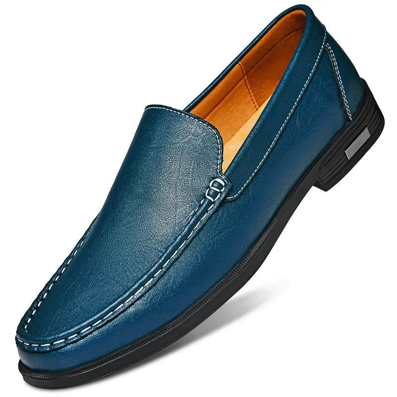 Men's Soft Split Leather Moccasins