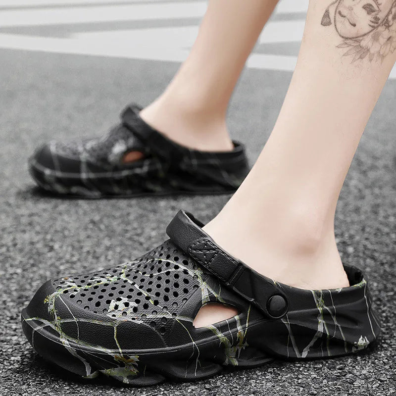 Clogs for Men Slip-on Rubber Clogs Summer