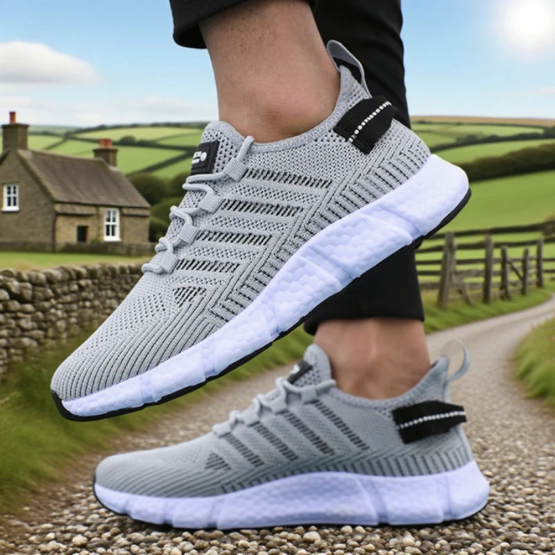 Men's Breathable Mesh Tennis Trainers