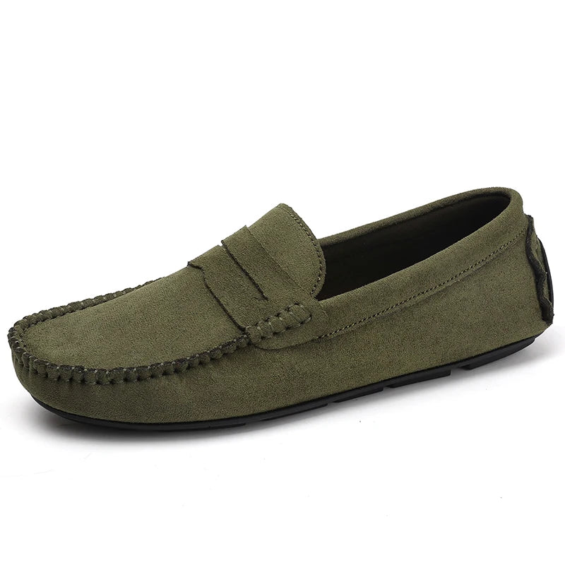 Handmade Men's Slip-On Walking Loafers