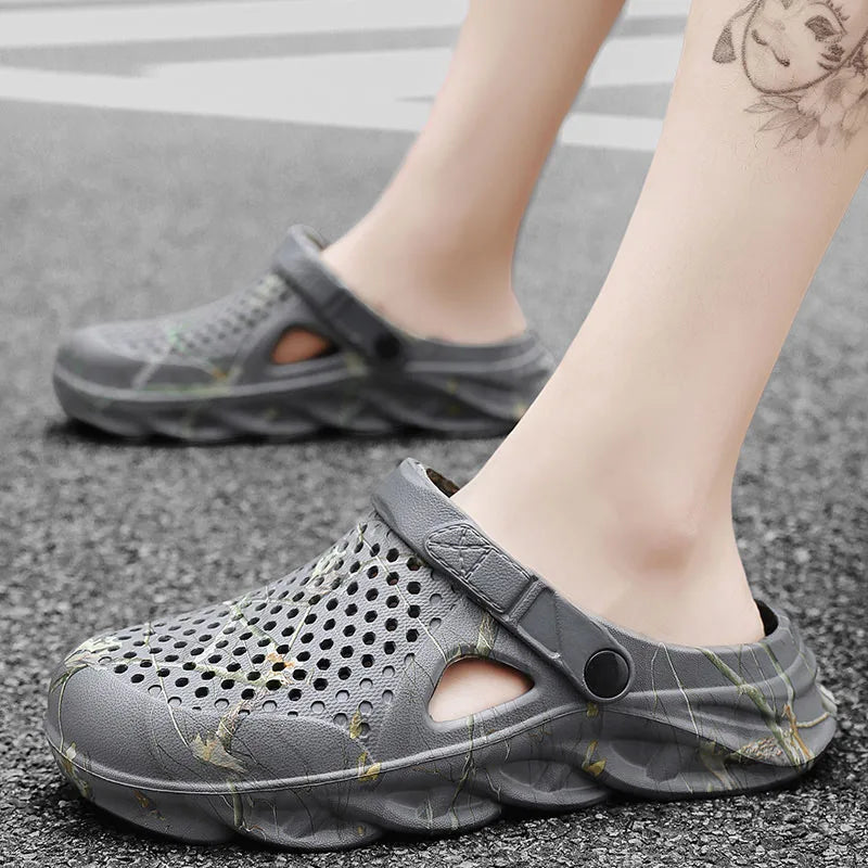 Clogs for Men Slip-on Rubber Clogs Summer