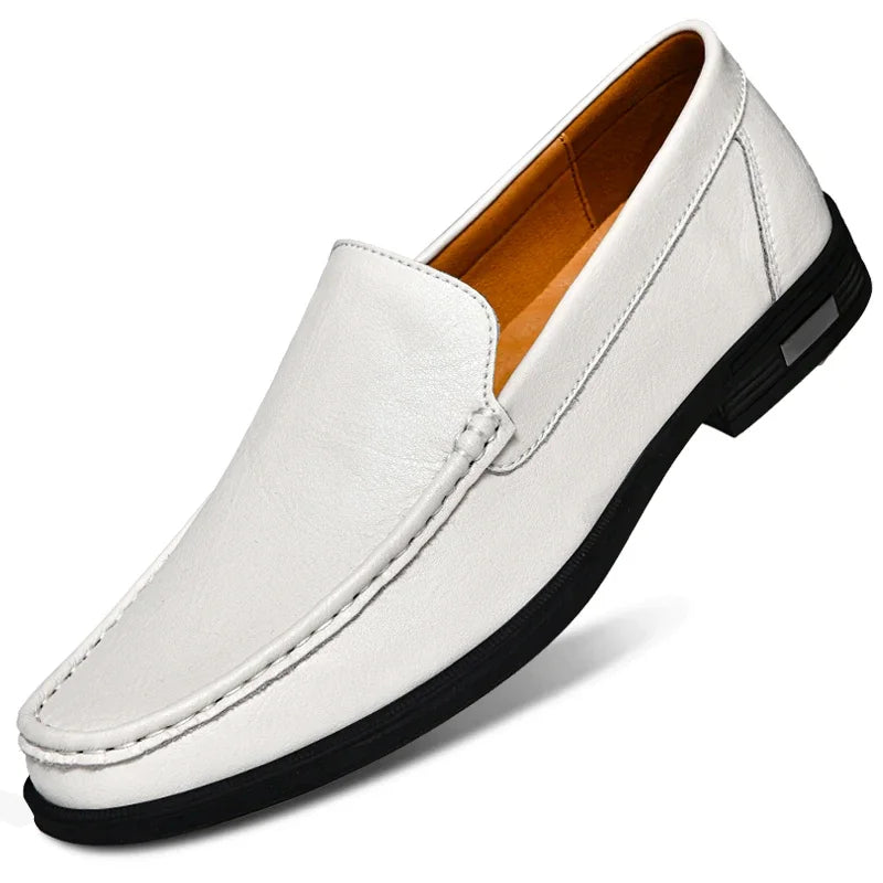 Men's Soft Split Leather Moccasins