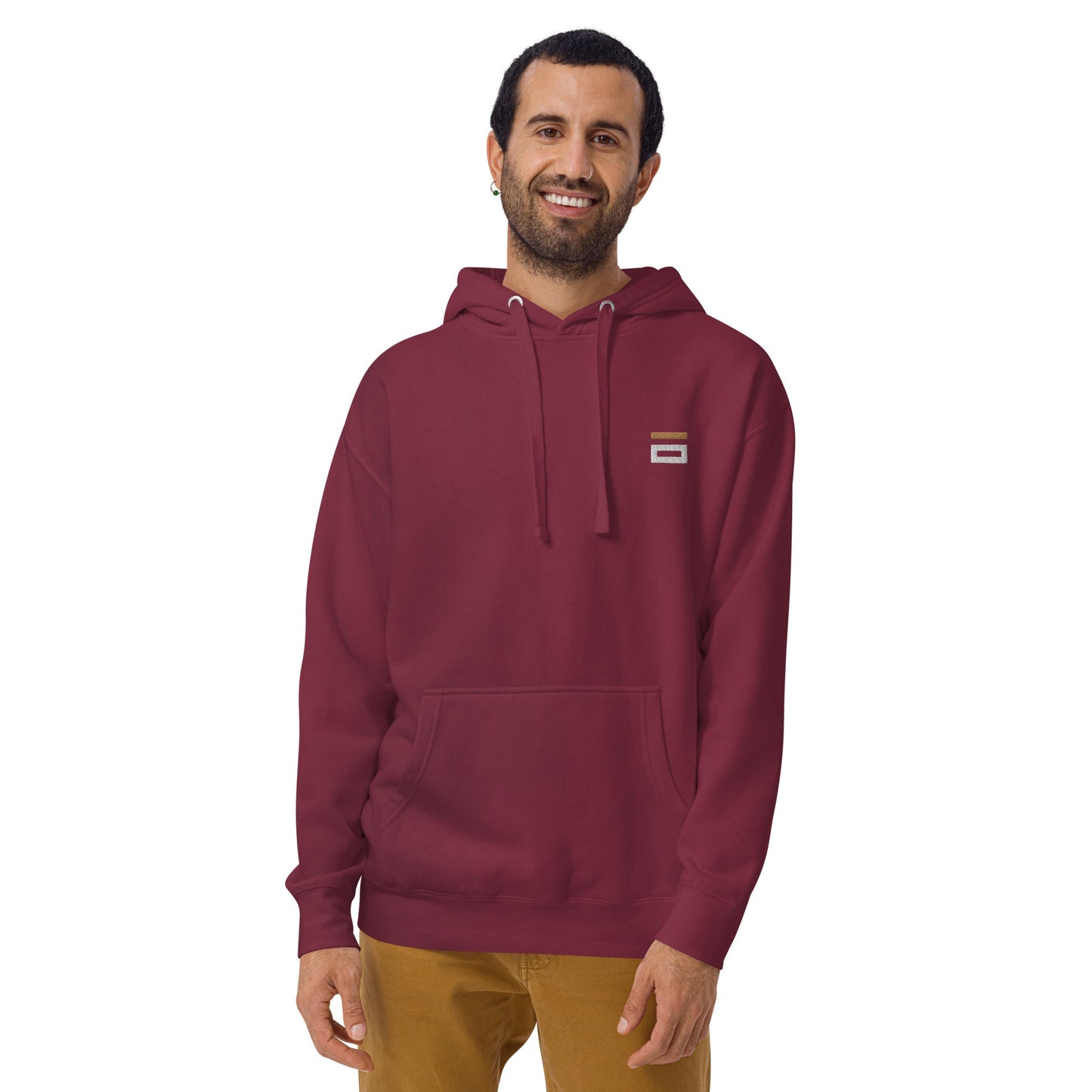 Unisex Hoodie Maroon - Alpha Clothing