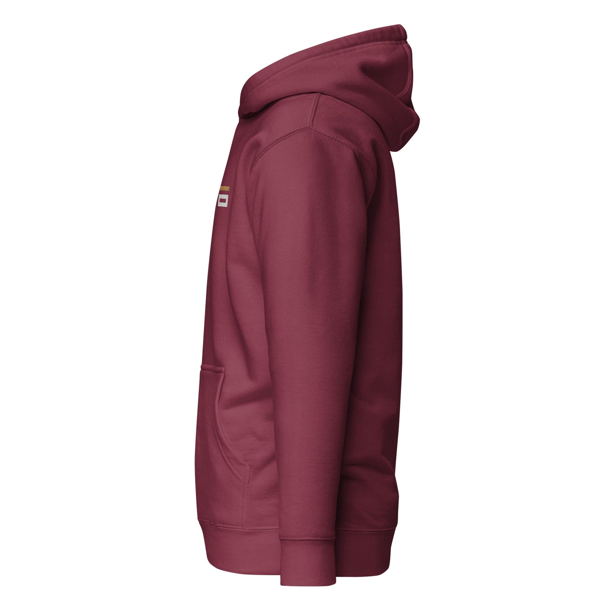 Unisex Hoodie Maroon - Alpha Clothing