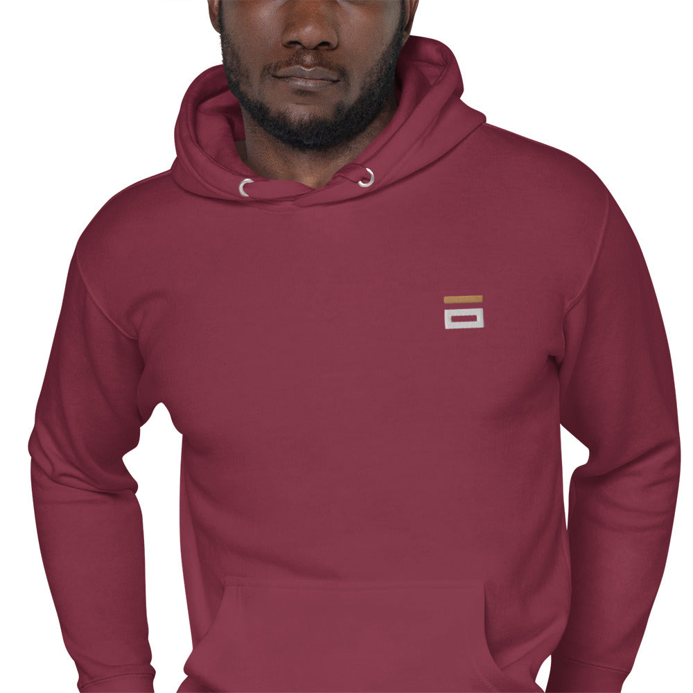 Unisex Hoodie Maroon - Alpha Clothing