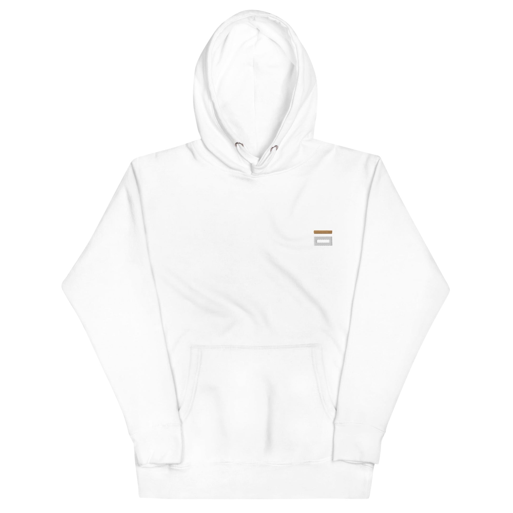 Unisex Hoodie White - Alpha Clothing