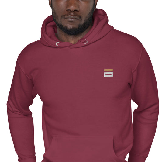 Unisex Hoodie Maroon - Alpha Clothing